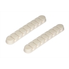 Kit 2 pezzi supporti per gestione cavi 8 posizioni bianco