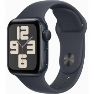 Apple watch se gps 40mm midnight aluminium case with midnight sport band - s/m