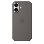 Apple iphone 16 silicone case magsafe stone grey myy33zm/a