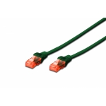 Cavo rete cat.6 3mt rame colore verde lszh