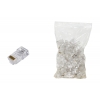 Plug di rete rj45 utp cat 6 100pz. per cavo fless.