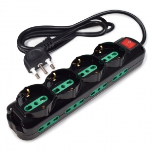 Tecnoware multipresa input ita 16a, 4 uscite ita/schuko, 8 ita 10/16a