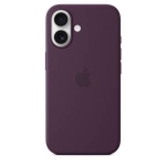 Apple iphone 16 silicone case magsafe plum myy43zm/a