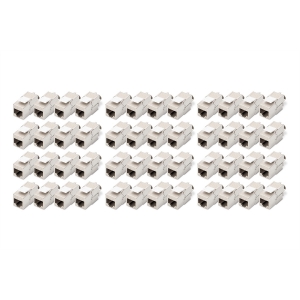 Modulo keystone cat 6a, schermato, attrezzi per l'installazione non necessari - 48 pezzi
