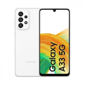 (refurbished) smartphone samsung galaxy a33 5g sm-a336b 128gb 6.4" super amoled 48mp white [grade b]