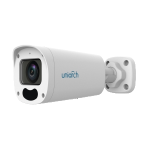 Telec. ip uniarch 4mpx motoriz. audio bullet poe 2.8-12mm h265