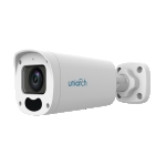 Telec. ip uniarch 4mpx motoriz. audio bullet poe 2.8-12mm h265