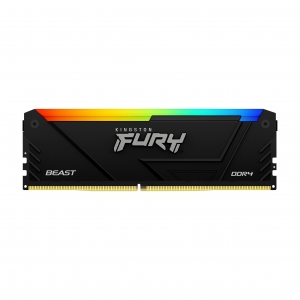Ddr4 16gb 3600mhz kingston fury beast rgb kf436c18bb2a/16