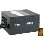 Alim. atx 600w itek bd600 80plus bronze pfc attivo semi modulare