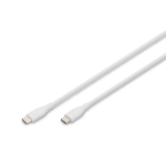 Cavo ricarica guaina silicone usb-c / usb-c 1m, usb 2.0, 60w, bianco