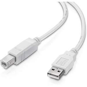 Cavo usb 2.0 a/b m/m 0,8mt bianco