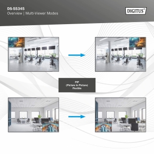 4x2 hdmi matrix / multi-visione 4k/30hz spdif, stereo, rs232