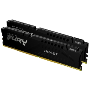 Ddr5 32gb kit 2x16gb pc 6000 kingston fury beast ex kf560c36bbe2k2-32