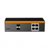Switch industriale managed con 4 porte gigabit poe con 2 porte sfp per fibra ottica (lkind5)