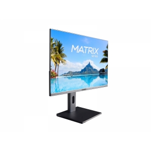 Yashi monitor 23,8 led va 16:9 fhd 4ms 300cdm, reg altezza, vga/hdmi, multimediale