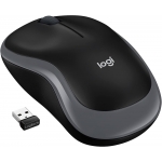 Mouse wireless logitech m185 usb black/grey
