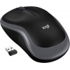 Mouse wireless logitech m185 usb black/grey
