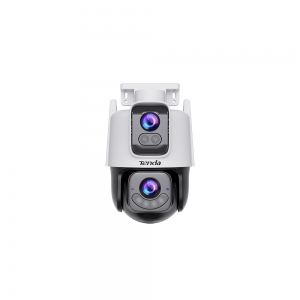 Tenda wi-fi camera 6mp,dual-lens linkage, wi-fi6, outdoor, full color, pan-tilt, wall mount