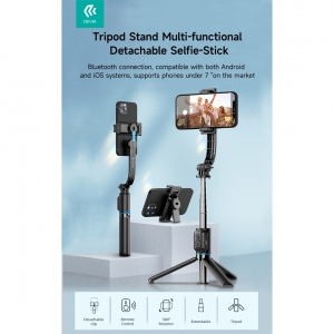 Supporto treppiede e selfie-stick multifunzionale staccabile