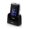 Telefono cellulare brondi amico supervoice silver/black
