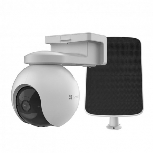 Ezviz eb8 4g - telecamera da esterno motorizzata a batteria con modulo 4g - 2k - gps integrato - color night vision - difesa attiva - rilevamento intelligente movimento - audio bidirezionale