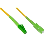 Cavo fibra ottica 3mt connettori lc-sc 9/125m singlemode simplex