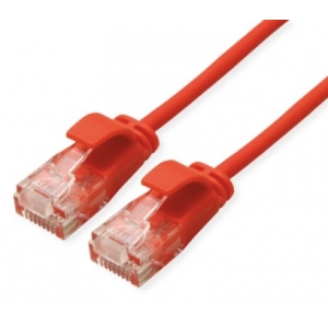 Cavo rete cat.6a 0,30mt rosso