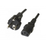 Cavo alimentazione schuko 3mt per pc/stampanti/ecc nero