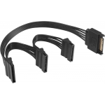 Cavo alimentazione sdoppiatore sata 1*m 3*f