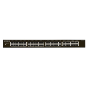Netgear switch 48 porte gigabit desktop unmanaged case metallico rack mountable