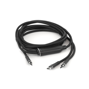 Cavo sdoppiatore usb-c caricabatteria 100 watt mt 1