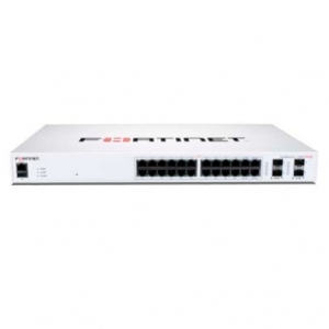 Fortiswitch-124f-poe switch l2+ man. poe 24 p. ge, di cui 12 p. poe+, 4 sfp+, poe power budget 185w