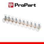Morsetti volanti trasp. 10 poli 6mm2 10 stecche da 10pz cad.