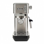 Ariete metal (1380/10) - macchina per caffe'' espresso - polvere e cialde - cappuccinatore - pressione 15 bar - 1300w