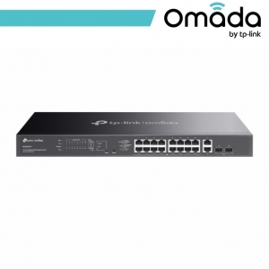 Omada 20-port gigabit easy managed switch with 16-port poe+ - es220gmp