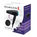 Remington d1500 - asciugacapelli - motore dc - 2000w - pieghevole/viaggio - 2vel/2 temp.- concentratore - diffusore