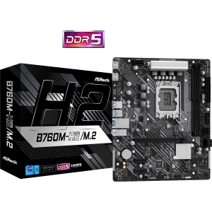 Scheda madre asrock b760m-h2/m.2 sk1700 2*ddr5 m.2 raid 2*hdmi