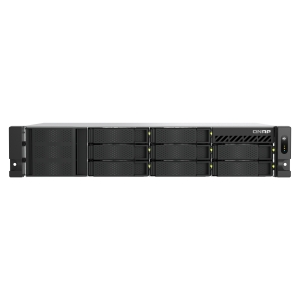 Qnap nas ts-855eu-rp-8g 8hd 3,5"-2,5", sata, rack 4p, usb, ddr4, sodimm,8-core