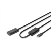 Cavo di prolunga attivo usb 3.2 gen1 5g, usb-c - usb-c, 10 mt