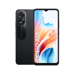 Smartphone oppo a18 4gb 128gb dual sim glowing black