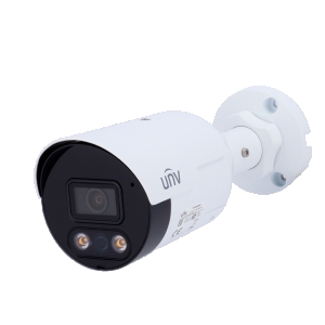 Telec. ip unv 4mpx bullet poe 2.8mm ir h265 wdr/sd/dl/clrh