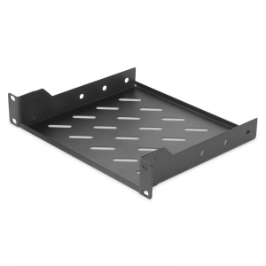 Ripiano rack 10" 1u a sbalzo prof. 200mm nero digitus