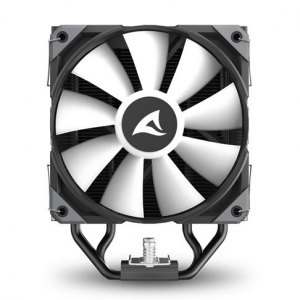 Sharkoon dissipatore ad aria 1x 120mm pwm fan, 4x copper pipes, direct touch, tdp 220w