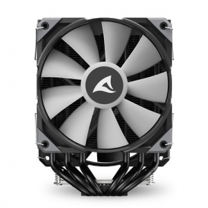 Sharkoon dissipatore ad aria 2x 120mm pwm fan, 6x copper pipes, direct touch, tdp 260w