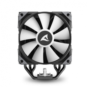 Sharkoon dissipatore ad aria 1x 120mm pwm fan, 5x copper pipes, direct touch, tdp 230w