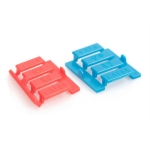 Pannello frontale, 2 porte, 45 x 45 mm, angolato, per telaio dn-93802-5-sh