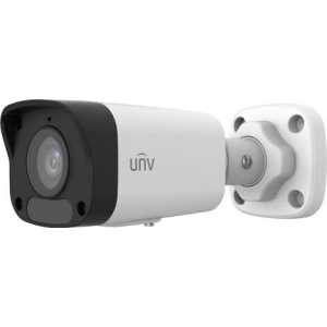 Telec. ip unv 8mpx bullet poe 2.8mm ir h265 wdr/mic/sd