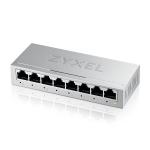 Zyxel switch unmanaged gs-108b v5 , 8 porte gigabit, chassis metallo, desktop