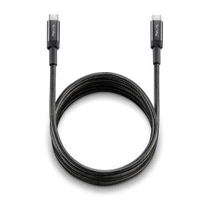 Cavo da type c a type c 5a 100w ric. rapida ngs 2mt nero