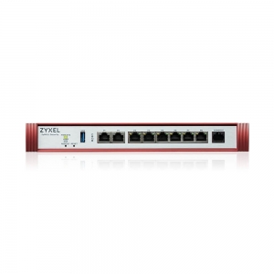 Zyxel firewall cons. 50 utenti, banda fino a 5gb, 1p2,5gbpoe+1p2,5gb+6pgb lan/wan, desktop/rack
